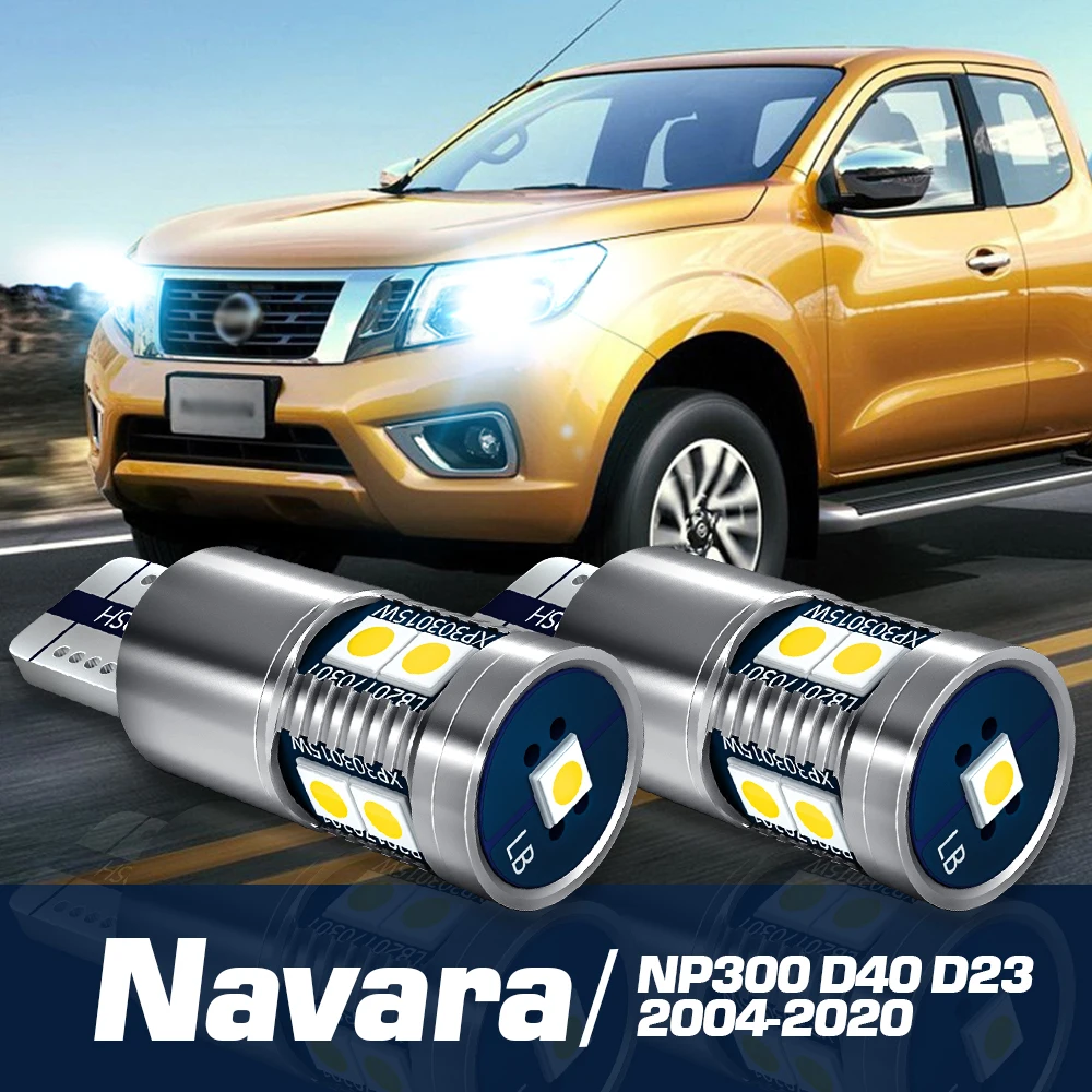 

2pcs LED Parking Light Clearance Bulb Canbus Accessories For Nissan Navara NP300 D23 D40 2004-2020 2011 2012 2013 2014 2015 2016