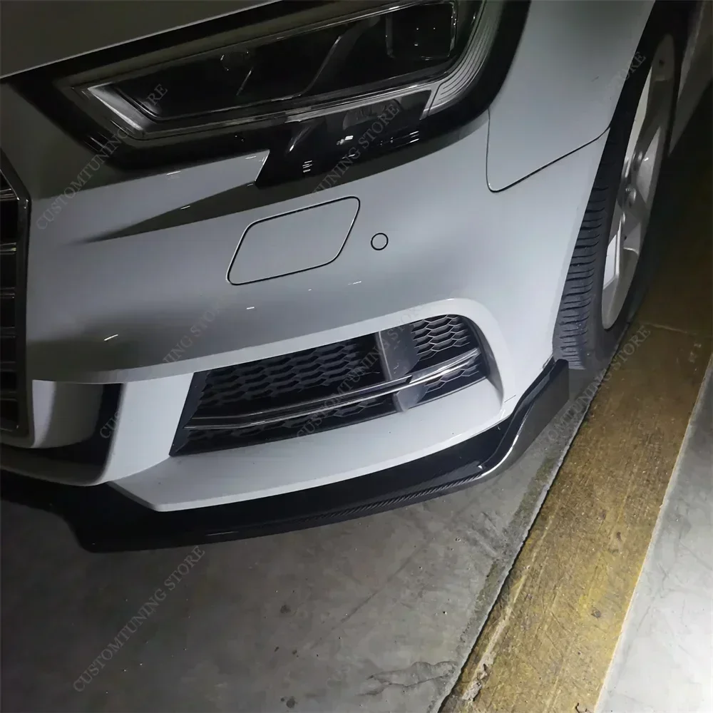 3 шт. автомобильный передний бампер для Audi A3 8V S3 спойлер сплиттер диффузор TFSI TDI