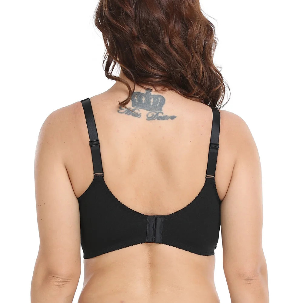 New Bras For Women Lace Embroidery Sexy Lace Bra Underwire Unlined Thin Bra Women Big Cup Full Cup C D E F G H I J Cup