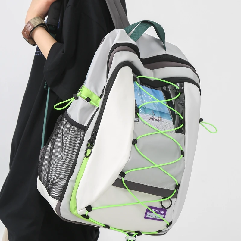 

Дорожный рюкзак для мужчин, походный ранец для компьютера и ноутбука, школьный спортивный нейлоновый уличный женский рюкзак, вместительная сумка