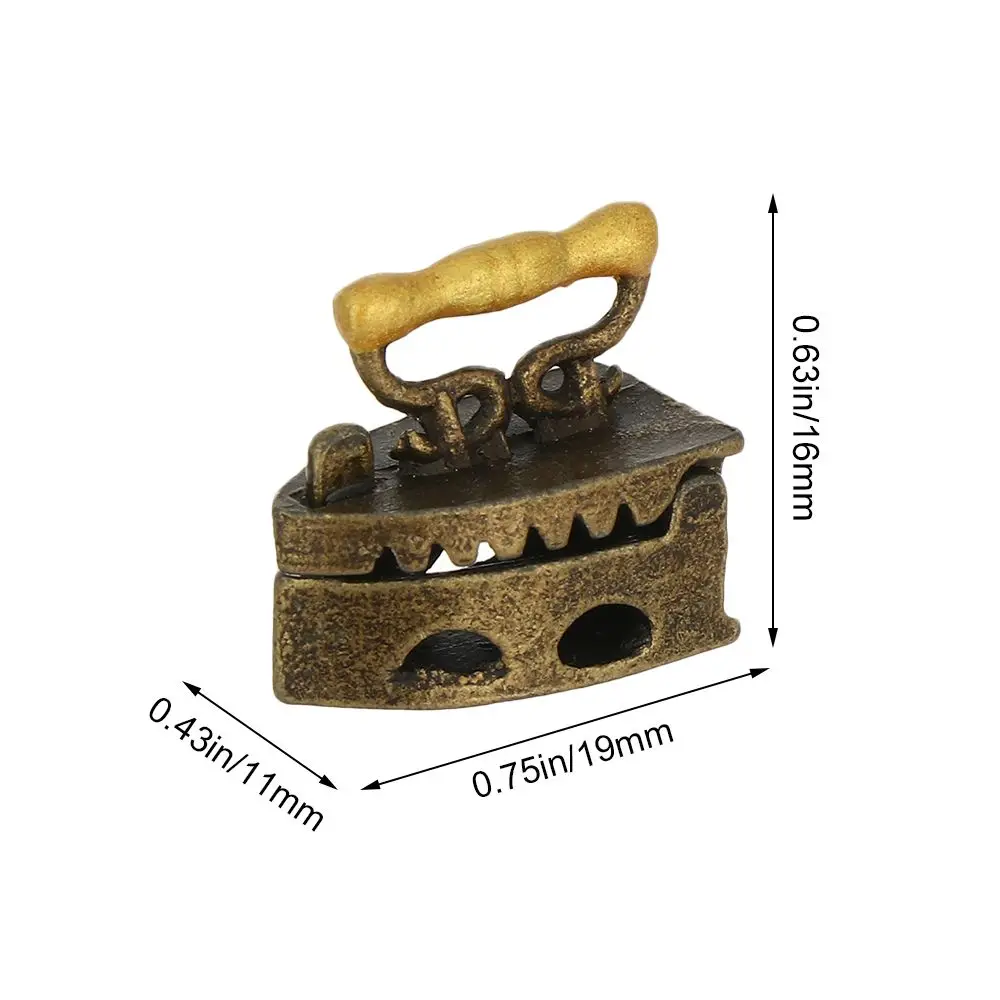 Детская игрушка модель игрового домика миниатюрный утюг для глажки одежды