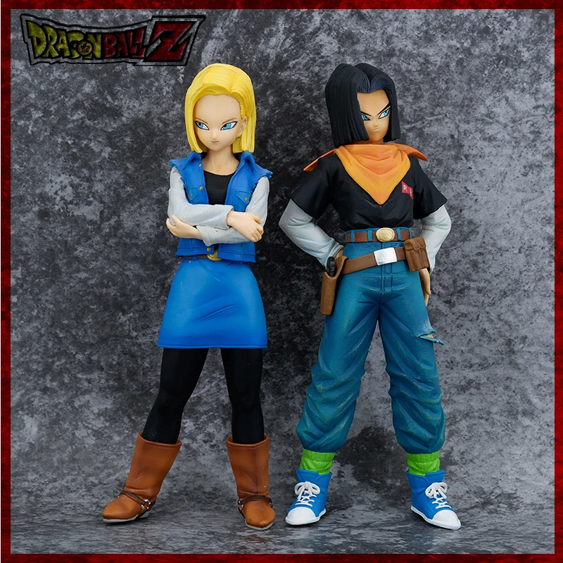 

Фигурка аниме «Драконий жемчуг», на базе Android 17, экшн-фигурка из ПВХ 24 см, коллекционная кукла, модель, игрушки, подарки для детей