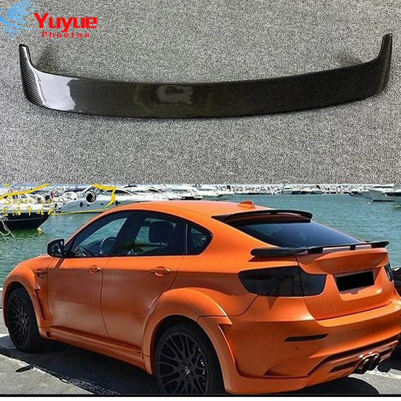 

For BMW X6 X Series E71 2009-2014 REAR Spoiler High Quality ABS Material Tail Trunk Wing Boot Lip Spoiler Molding HM Style