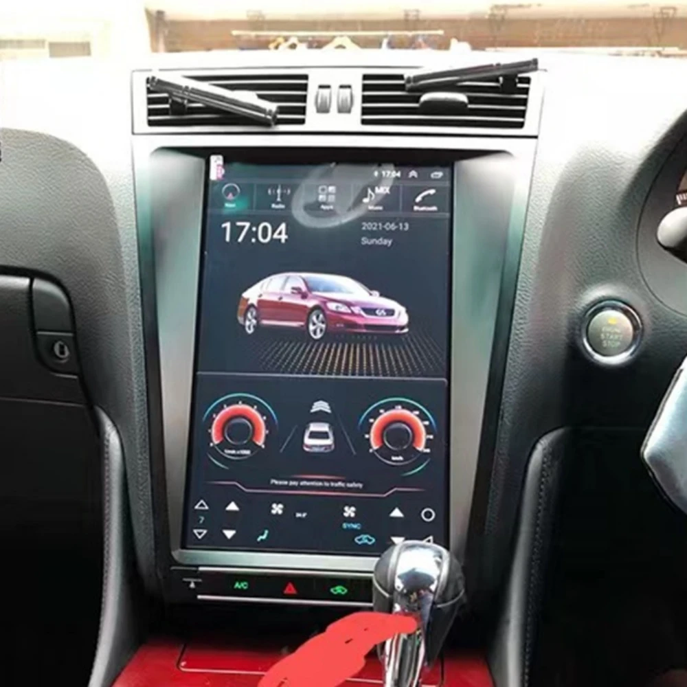 

8G+256GB Android 13 For Lexus GS GS300 GS450 2005 - 2011 Tesla Style Vertical Screen Car Radio GPS Navigation 2 Din Wifi 4G
