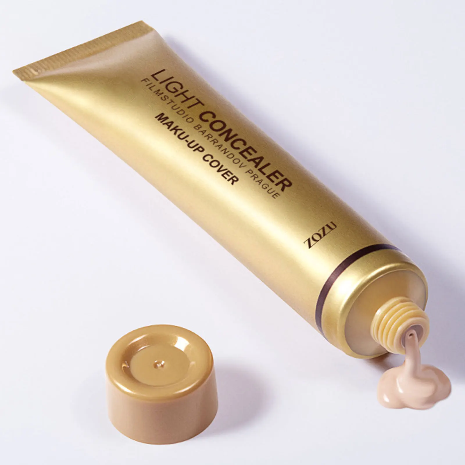 

Small Gold Tube Concealer Moisturizing Concealer Natural Naked Makeup Mask Moisturizing Makeup Primer Cream Isolating Cream