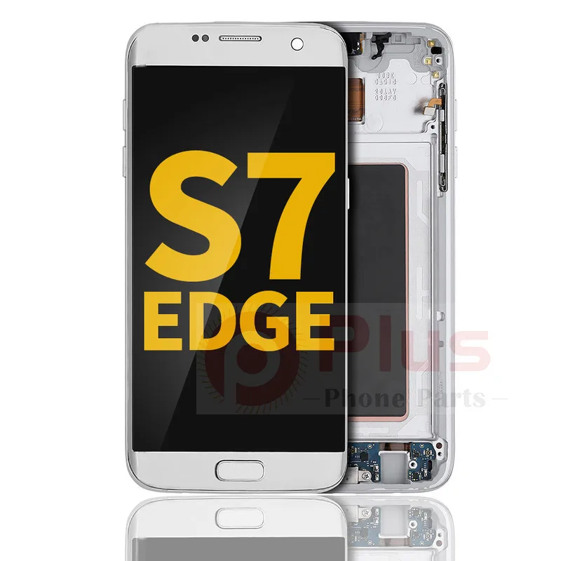 

AMOLED Display With Frame Replacement For Samsung Galaxy S7 Edge (Refurbished) (All US Models/G935A) (Silver)