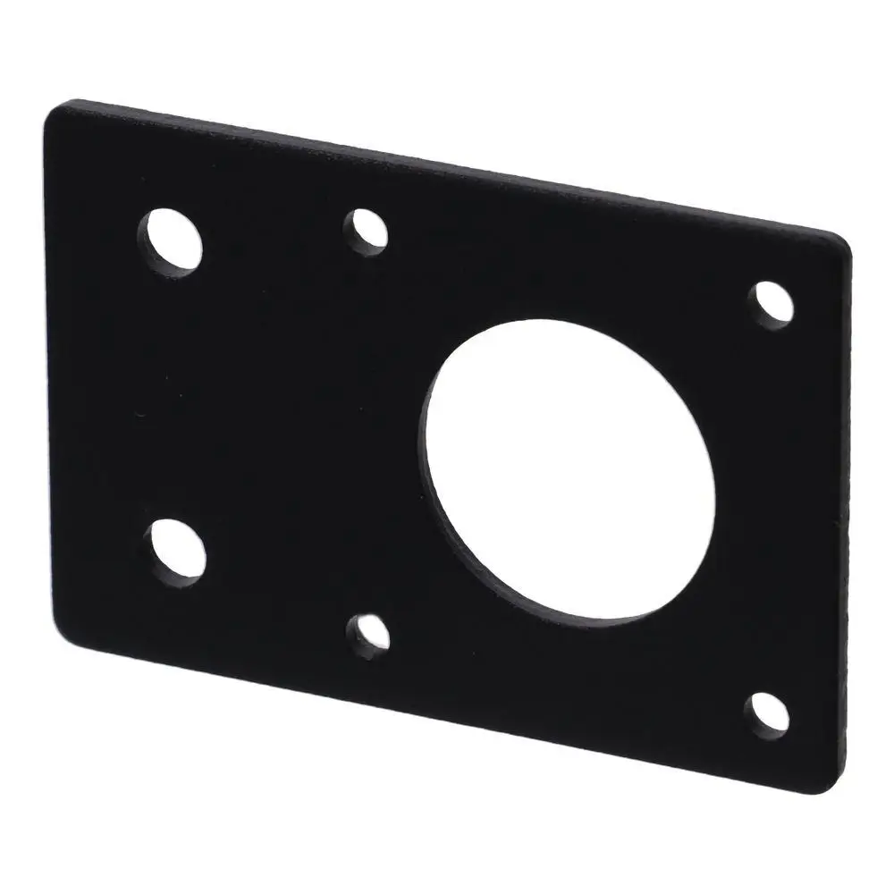5 шт. алюминиевая Монтажная пластина двигателя черная 42x4 2 мм/1.7x1.7in аксессуары 60x42x2