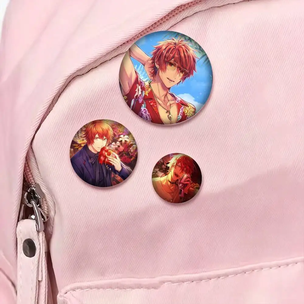 Фото Значки U-Uta no Prince-sama Ittoki Otoya 25, 32, 44, 58, 75 мм, персонализированные круглые броши-значки, аксессуар, подарок №3