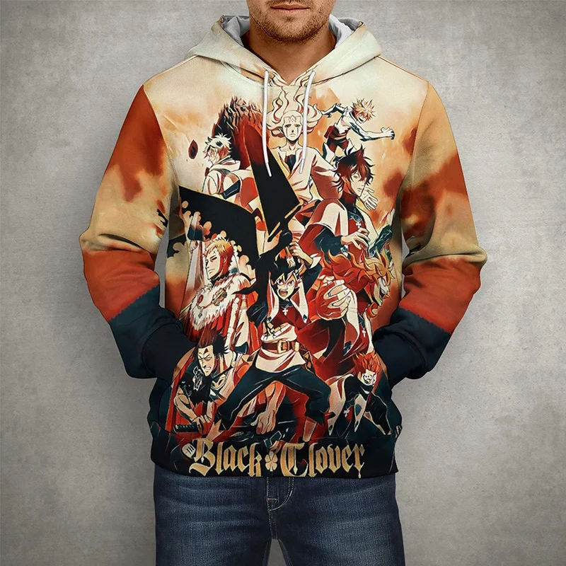 

Толстовка унисекс с длинным рукавом и 3D-принтом «клевер»