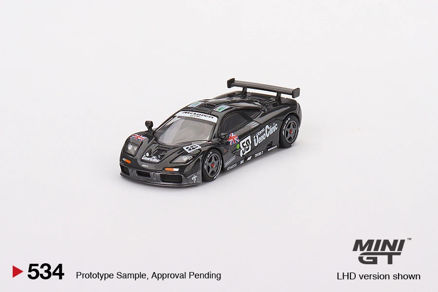 

MINIGT 1:64 McLaren F1 GTR #59 1995 Le Mans 24Hr Winner MGT00534-CH Alloy Car Model Simulation Toy Boy Toy Series Diecast