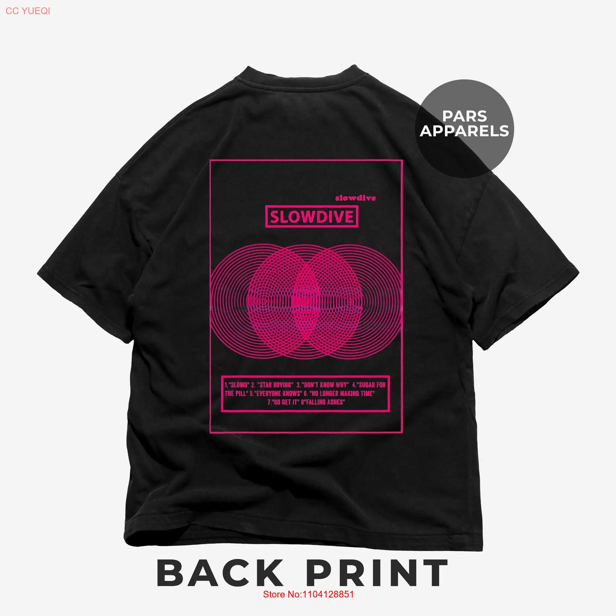 Футболка с длинным или коротким рукавом из тяжелого хлопка принтом в стиле