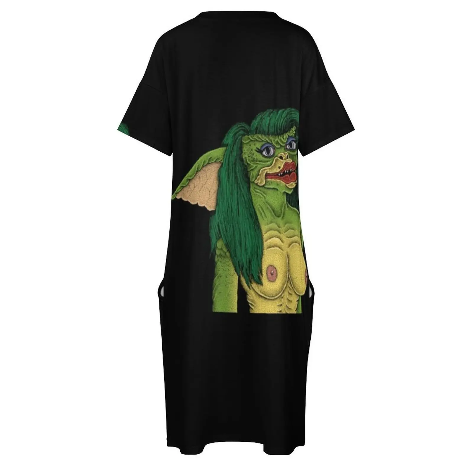 Gremlins _ Greta Свободное платье с карманами женские платья лета 2025 для официальных