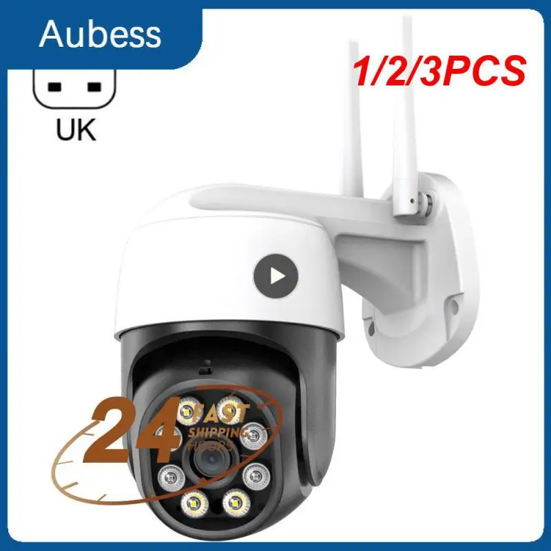 

1/2/3PCS PTZ Wifi IP Camera 4K 8MP Outdoor 4X Digital Zoom Security CCTV Camera 1080P AI Detect Auto Tracking P2P Wireless