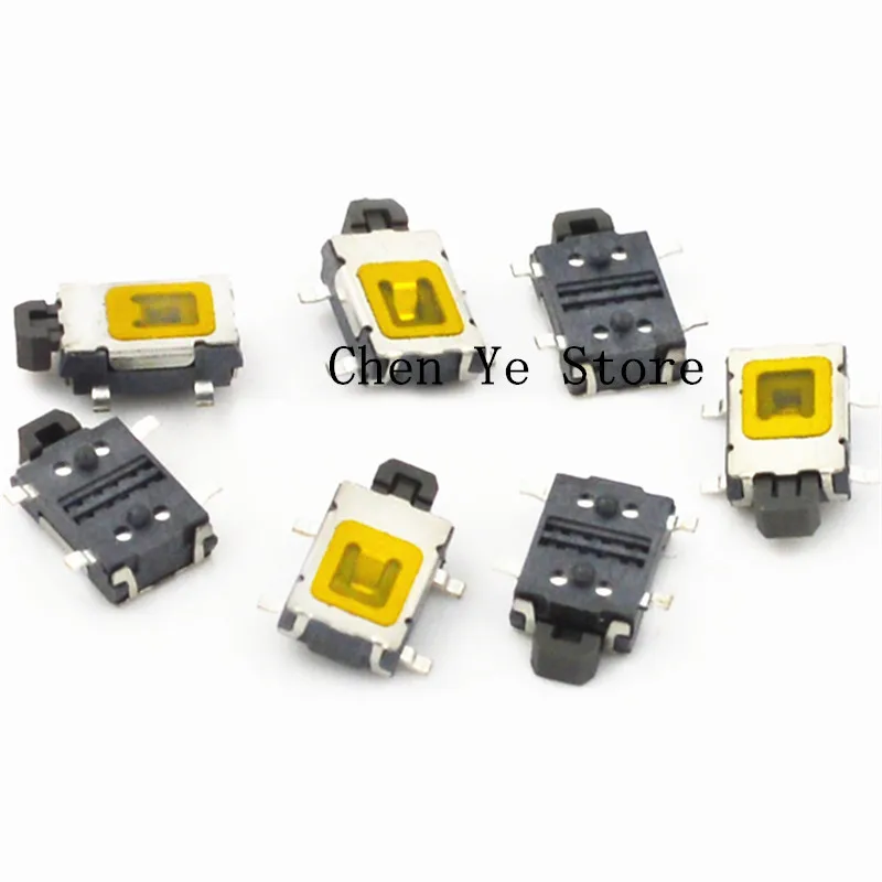 

100 шт. 3X4 мм 4X6 мм 3,5X4,7 мм микрокнопка большой черепаховый переключатель 4pin SMD кнопки сброса маленький черепаховый выключатель питания 4*6 3,5*4,7 3*4 мм