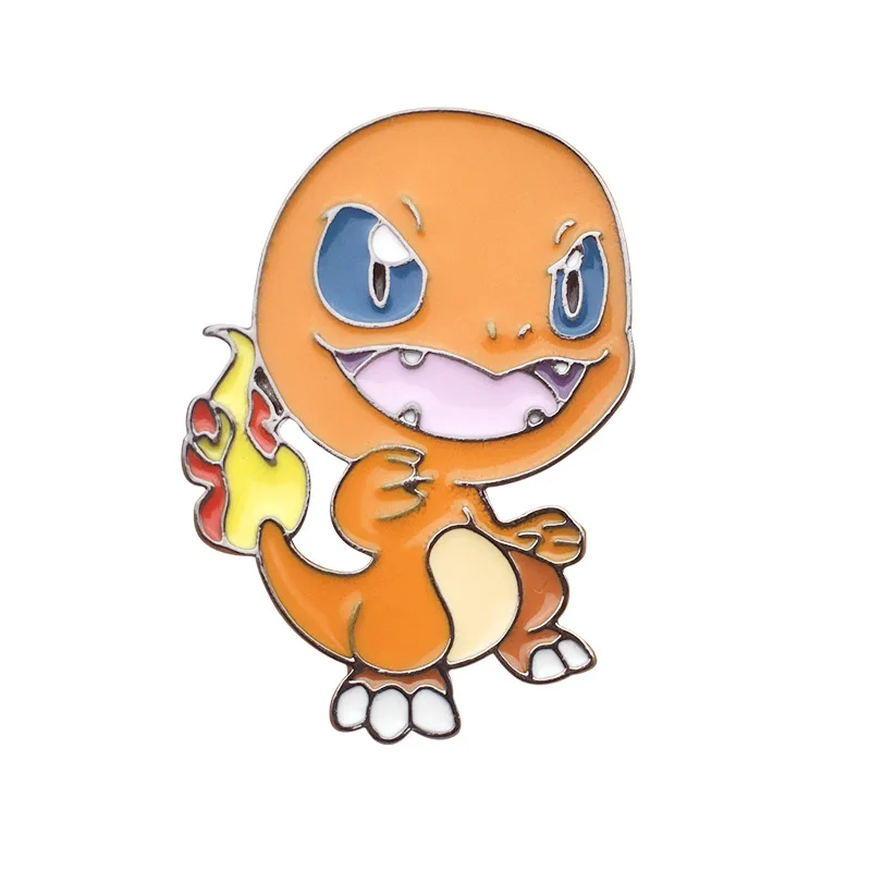 Милые эмалированные булавки в японском стиле значок с покемоном Пикачу игровая