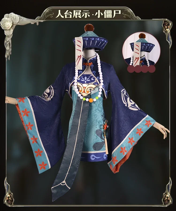 Vocaloid Miku Косплей Костюм Аниме Парик Китайский Стиль Маленький Зомби Хэллоуин