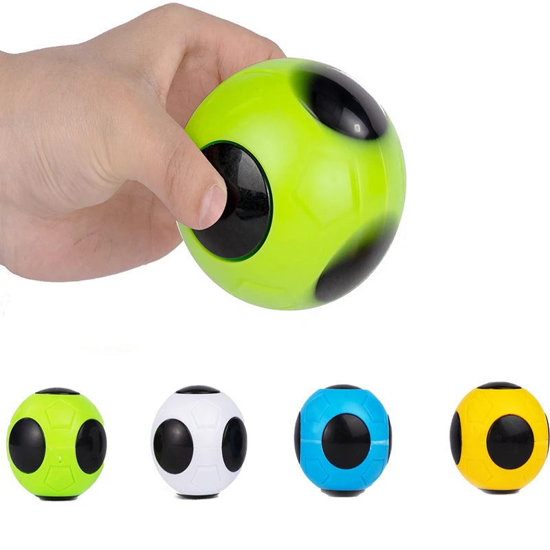 

6cm High Quality Football Hand Spinner Abs Toys for Spinners Children Funny Anti Stress Adult Antistress Hand Toys Gift