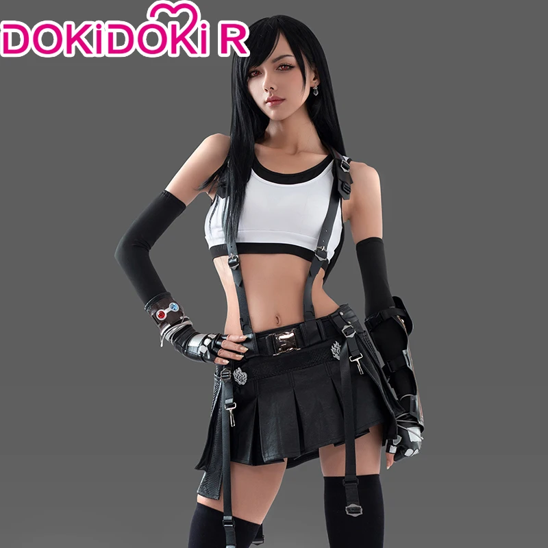 DokiDoki-R костюм для косплея с финальной фантазией VII Tifa Lockhart женский фантазии |