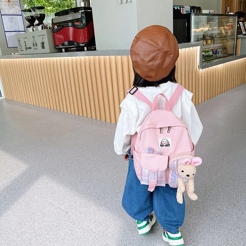 New Children's Backpack 2-5 Years Old Kindergarten Children Cartoon Backpack Cute Fashion Rabbit Schoolbag Children Gift