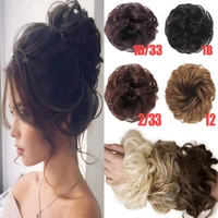 beyond synthetic elastic extensions hair ribbon ponytail bundles updo hairpieces donut bun for brides 6inch women hair chignons