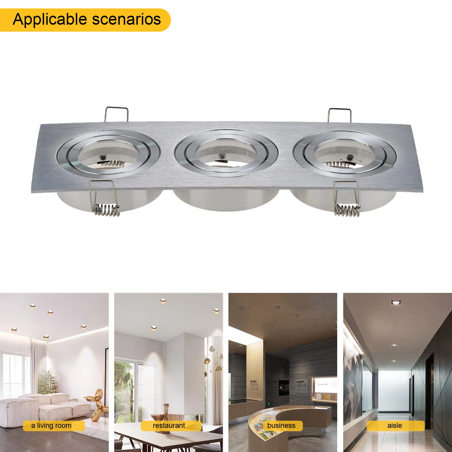 Рисунок 6 - Квадрасветильник Серебристая Светодиодная