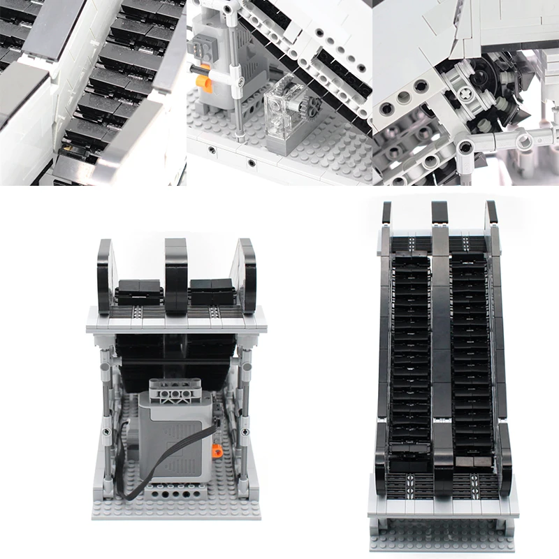 

Эскалатор Электрический MOC 1079 шт., строительные блоки, кирпичи, механический двигатель, функции мощности, композитный кросс-арбалет для лифта
