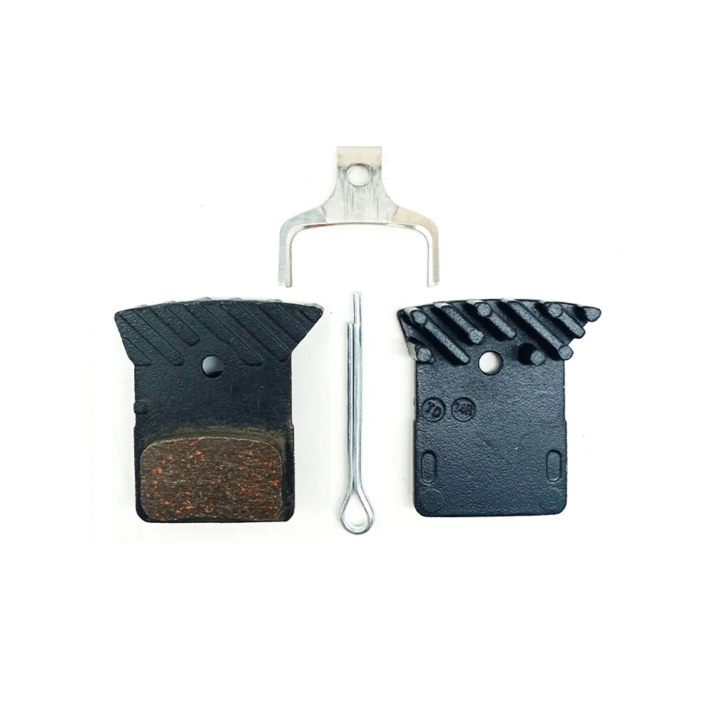 1 Pari MTB Resin Cooling Fin Ice Tech Disc Brake Pads For-Shimano BR-RS805 BR-RS505 RS505 XTR M9100 Bicycle Parts