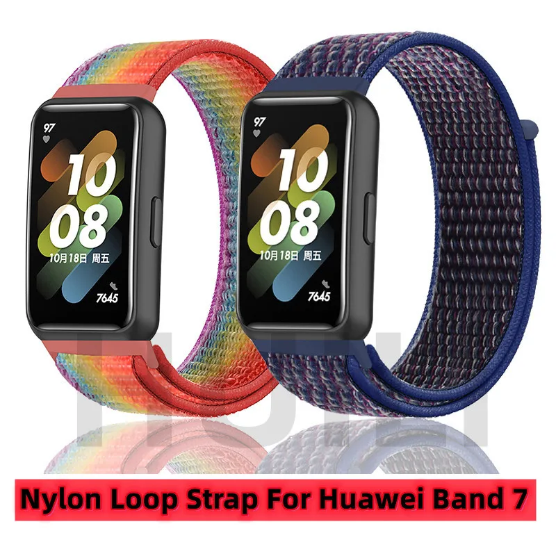 

Высококачественный нейлоновый ремешок для Huawei Band 7/ Band7 спортивный тканый браслет Сменные аксессуары