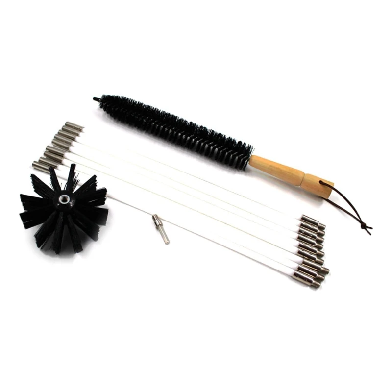 

Dryer Vent Cleaner Lint Remover Reusable Strong Nylon Flexible Lint Brush with Drill Attachment for Faster Cleaning