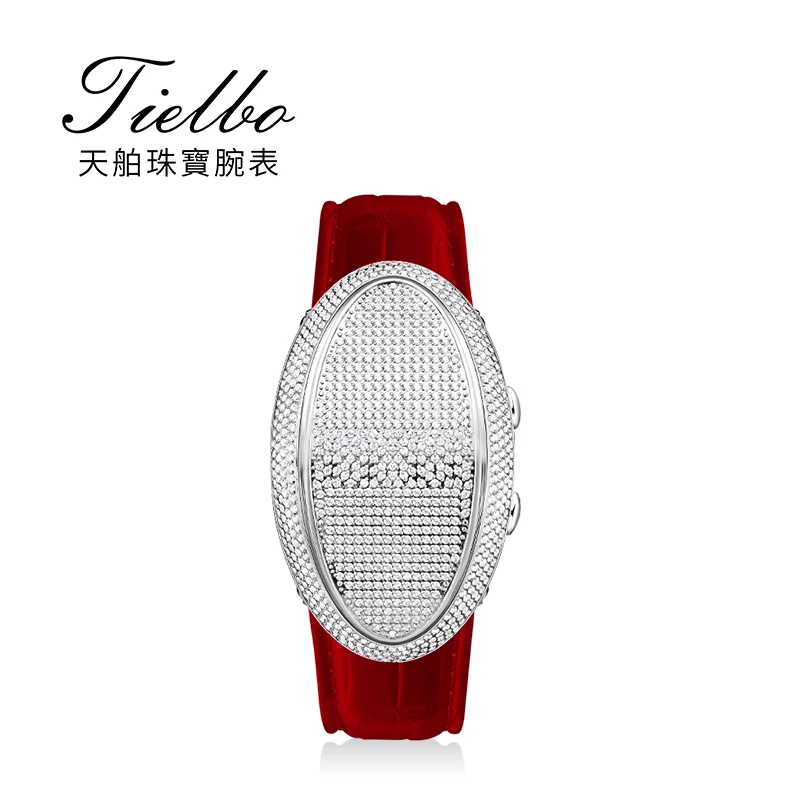 Фото Часы Magic City Watch Store Bright Series 602 Fashion Touch, женские кожаные кварцевые часы с бриллиантами №3
