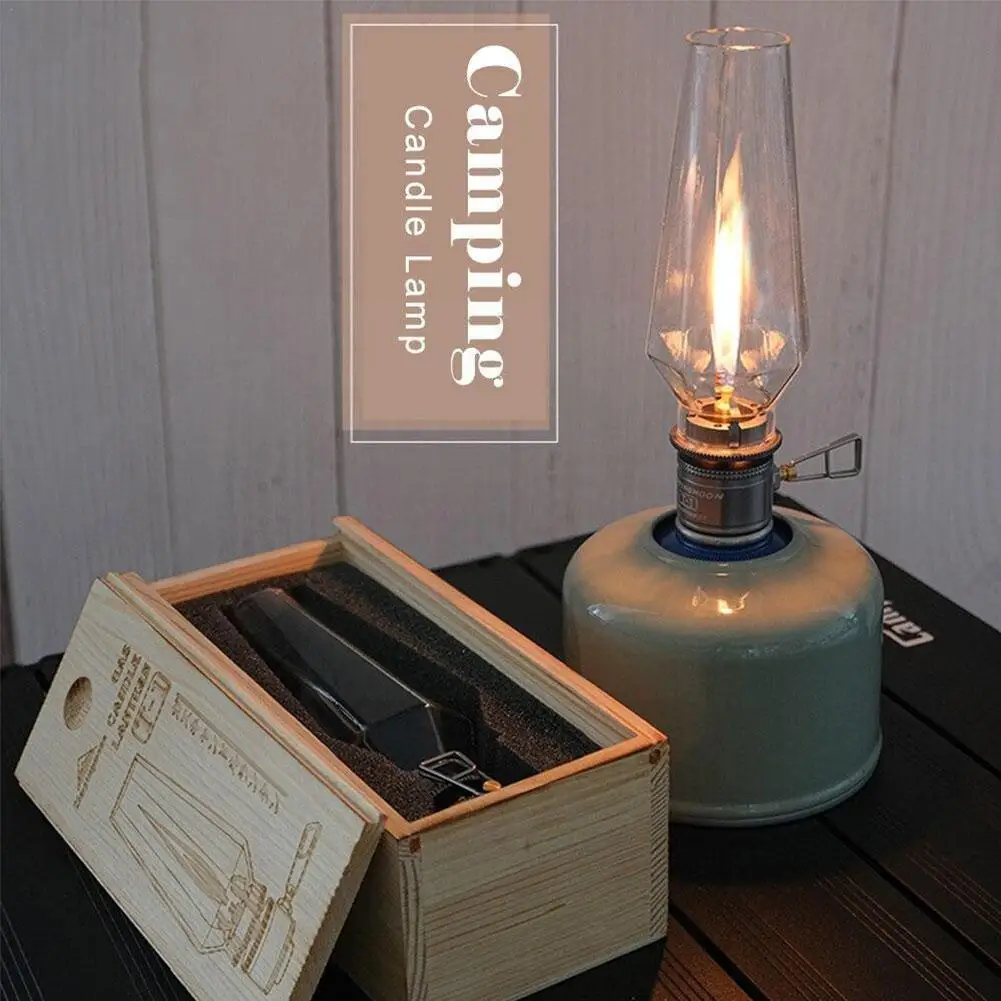 

Уличная лампа для кемпинга, газовая свеча, удобный светильник онарь для походов, кемпинга, пешего туризма, рыбалки, палатки, аксессуары F2Z0