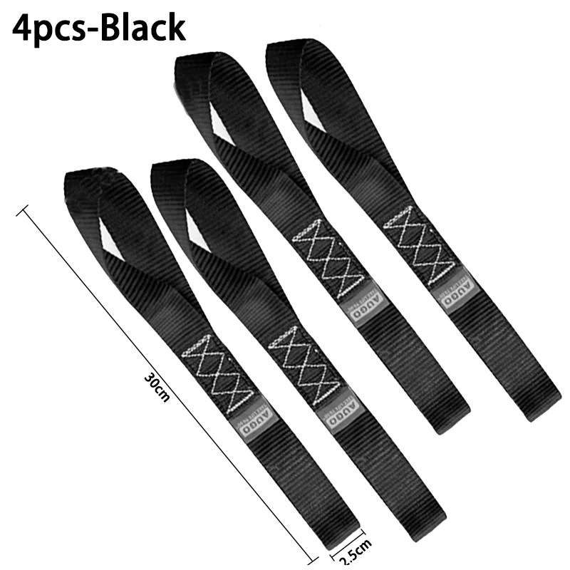 

2/4 шт., мотоциклетная повязка для багажа, мягкие ремни, буксировочные веревки для автомобиля, мотоцикла, петли для ремня, натяжные ремни