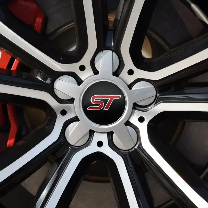 4 шт. 60 мм Автомобильная эмблема ST Центральная крышка наклейка на колесо для Ford