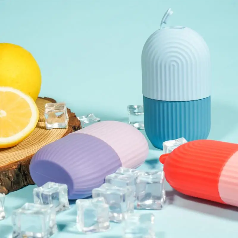 

1pcs Silicone Skin Care Beauty Lifting Contouring Tools Ice Cubes Trays Ice Globe Ice Balls Face Massager Facial Roller Reduce
