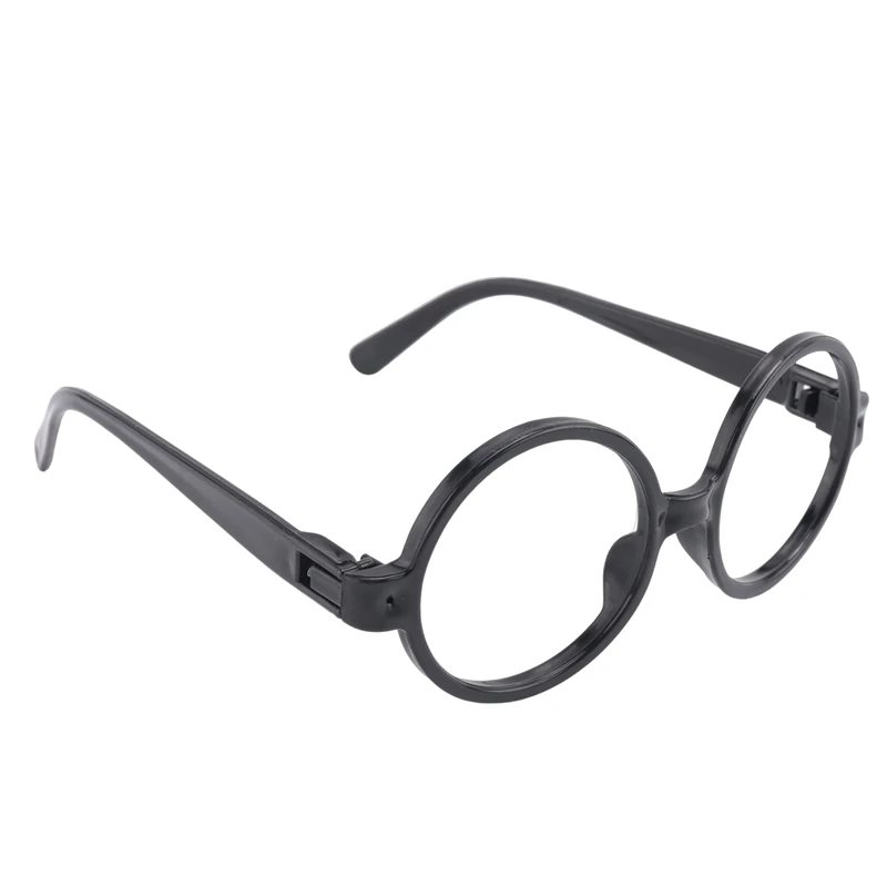 45 Pack Witch Broom Pencils And Wands Round Frame Glasses Festive Props Plastic Wand Theme Party Supplies