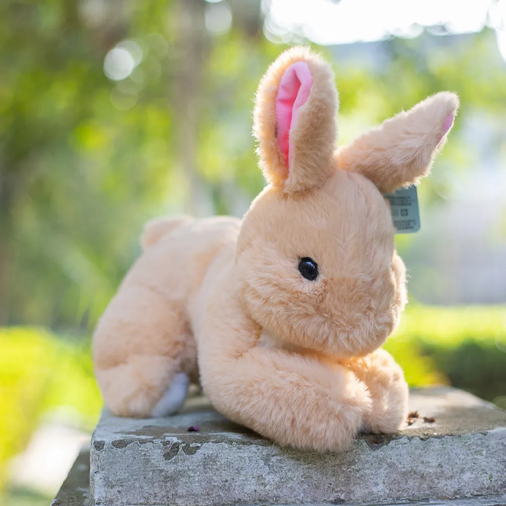

30-50cm Cute Real Life Rabbit Bunny Toys Stuffed Lovely Simulated Soft Animal Plush Doll For Kids Children Soft Pillow Nice Gift
