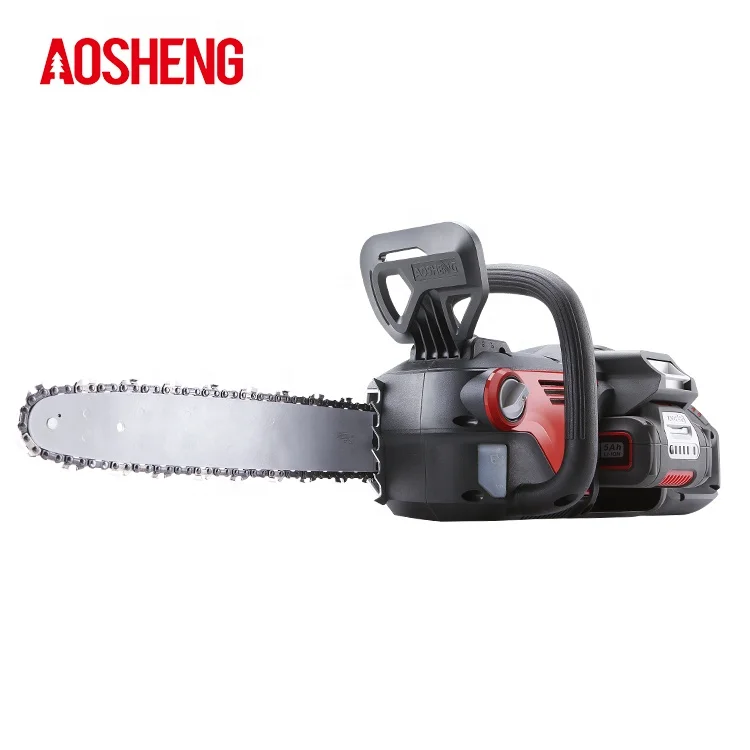 

AOSHENG 40V competit chainsaw for sale 16 inch electric cordless chainsaw tension