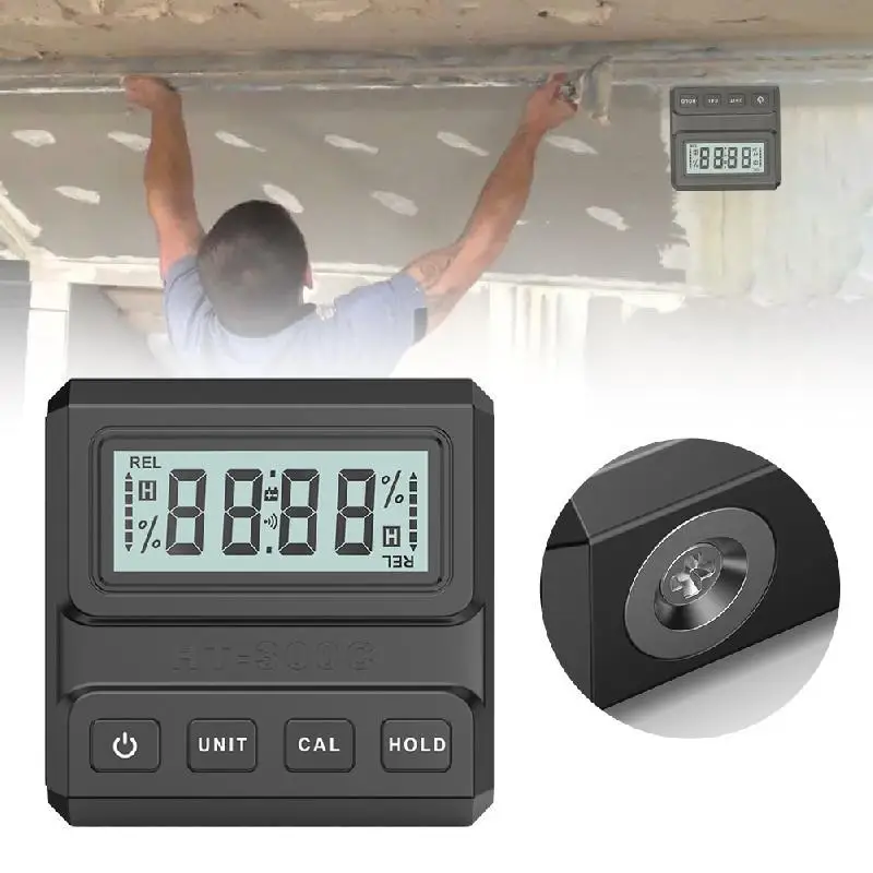 Цифровой транспортир Инклинометр 4х90 ° Угловой искатель уровня Магнитный датчик