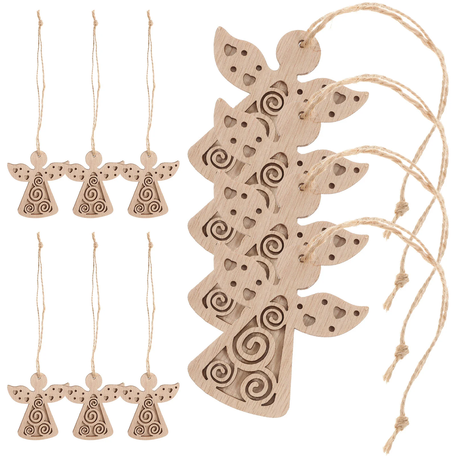 

Christmas Wooden Wood Hanging Tree Ornaments Horse Cutouts Decorations Gifts Favors Party Tags Gift Crafts Decoration