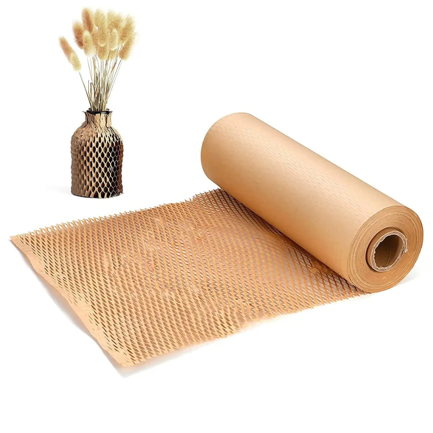 Промоакция 14 9 дюймов x футов/футов коричневая сотовая бумага для противоударных