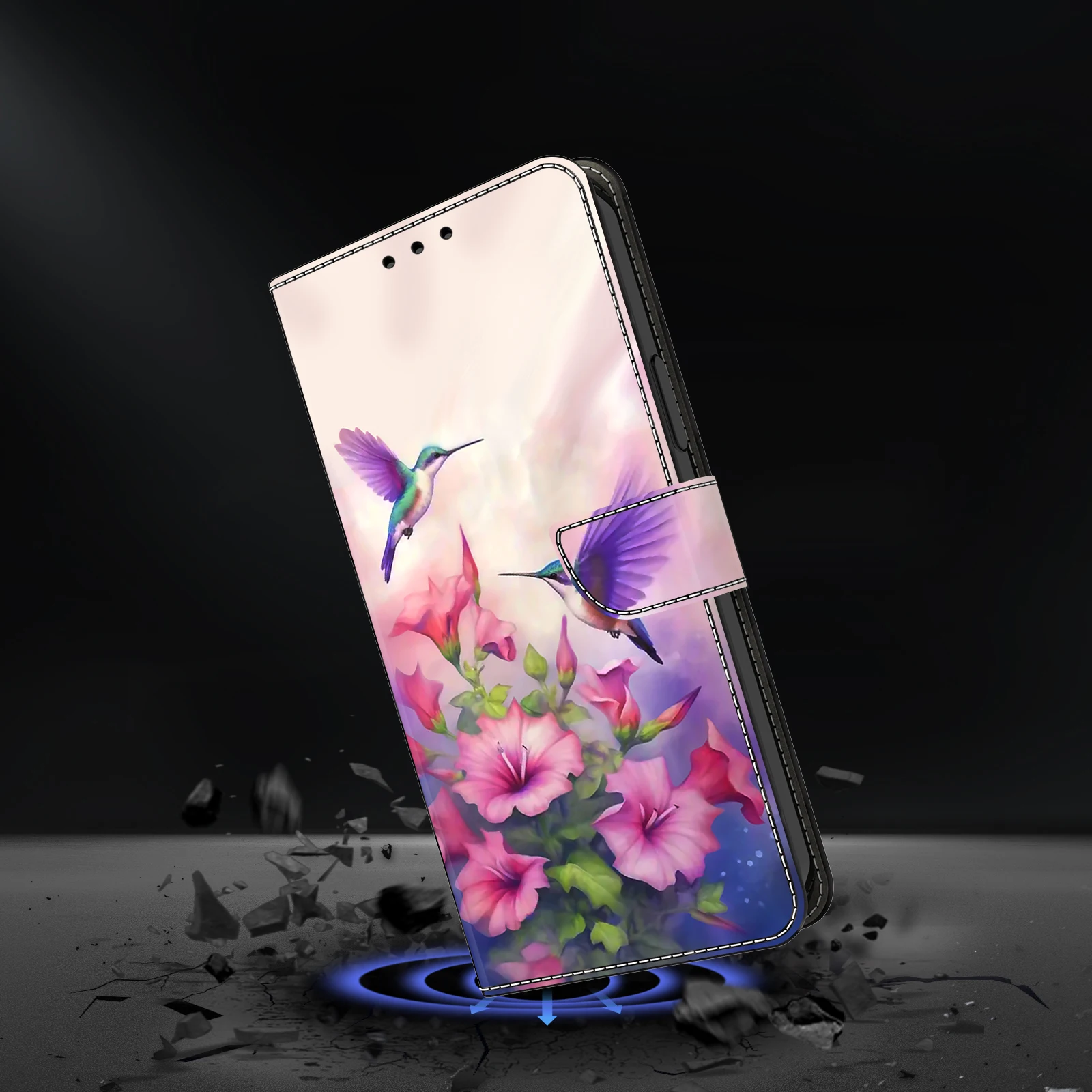 Чехол для телефона Samsung Galaxy A73 A71 A70 A40 A41 A42 искусственная кожа