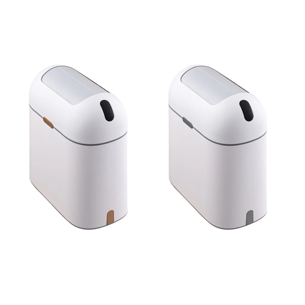 

No Touch No Mess - Innovative Self Closing Garbage Bin For Experience Trash Can With Automatic Lids