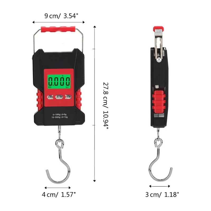 Весы для багажа портативные цифровые подвесные весы путешествий чемодана 110