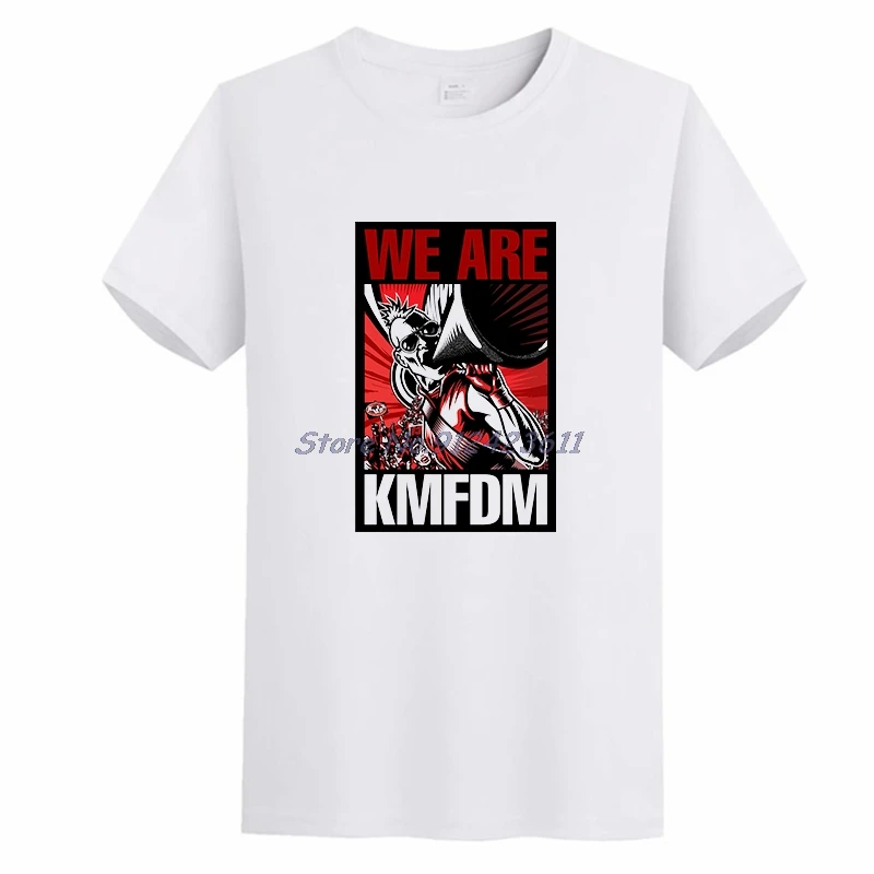 Kmfdm We Are Kmfdm Industrial Front 242 Die Krupps Mdfmk Ebm, модные Графические футболки, летние футболки с коротким рукавом, мужская одежда Kmfdm We Are Kmfdm Industrial Front 242 Die Krupps Mdfmk Ebm, модные Графические футболки, летние футболки с коротким рукавом, мужская одежда