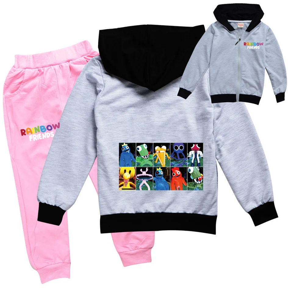 Спортивный костюм с капюшоном для мальчиков и девочек 2-13 лет