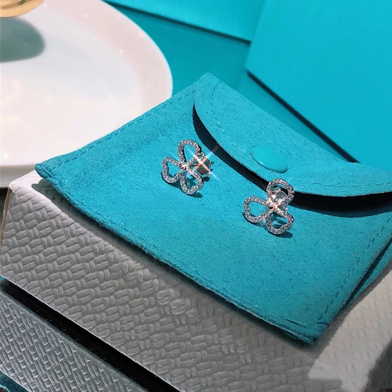 

Best selling clover earrings in Europe Jewelry Ladies luxury brand fashion simple