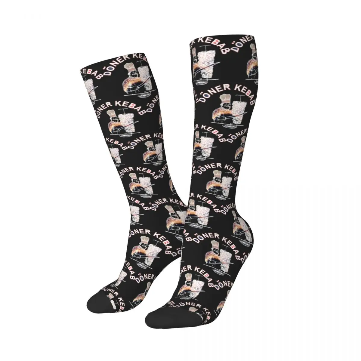 Забавные носки с героями мультфильмов Донер-кебаб впитывающие пот чулки в стиле