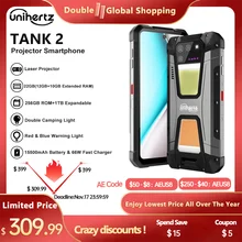 Unihertz 8849 tank 2 projector powered smartphone 22GB 256GB camping light cellphones 108mp G99 64MP night vision mobile phones