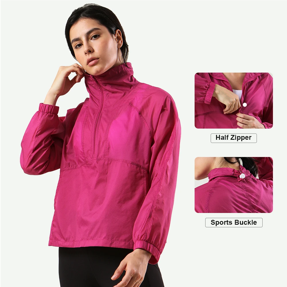 Sports Sunscreen Jacket Out Door Women UV Protect Running Climbing Cycling Active Wear Daily Camping Training Fitness Gym Coat