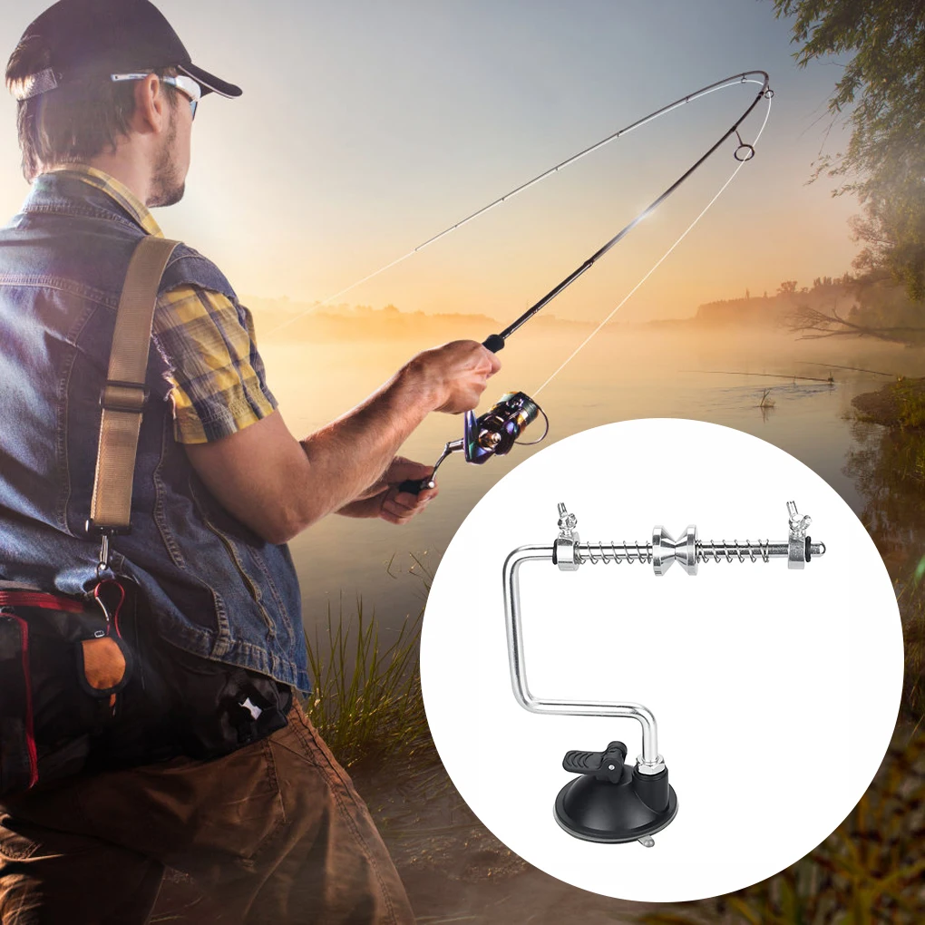 

Металлическая намотка для лески, портативная Регулируемая вращающаяся катушка, аксессуары для лески с присоской